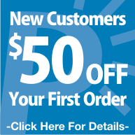 New Customers Get $50 Off First Order