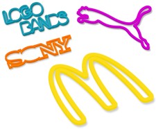 Custom Logo Elastic Bands