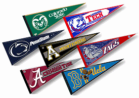 Custom Pennants are a Great Way to show Team Spirit