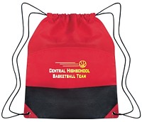 Non-Woven Two-Tone Drawstring Sports Pack