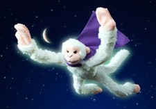 Glow in the Dark Flying Snow Monkey